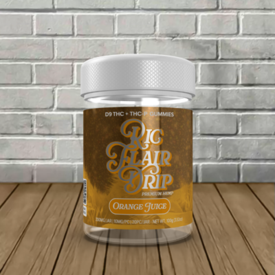 Orange Juice – Ric Flair Drip D9 + THCP Gummies 200mg